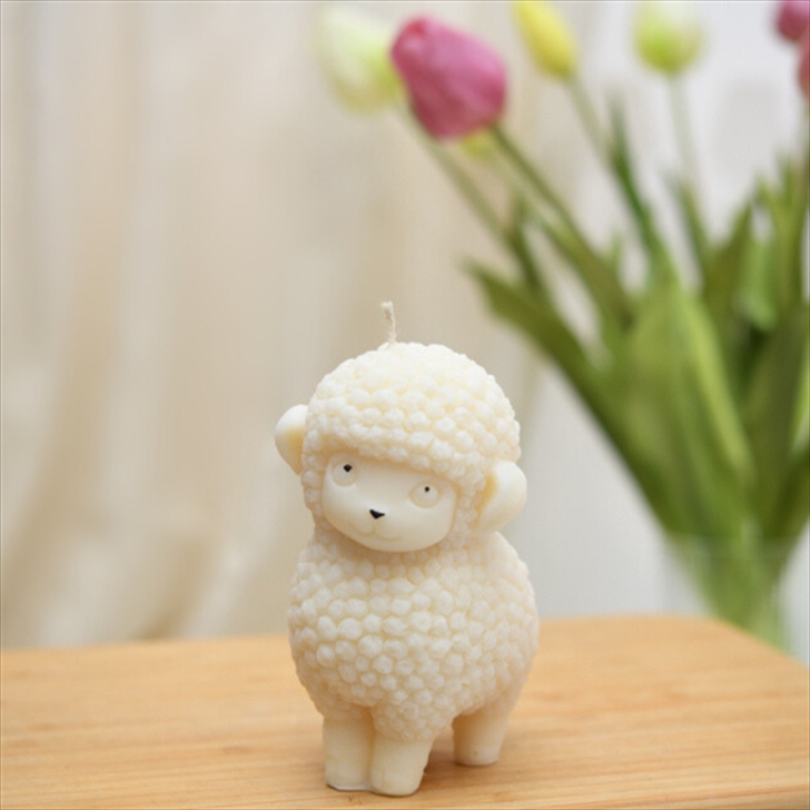 CANDECANMLBSHP.jpg BIG SHEEP CANDLE - Image 1