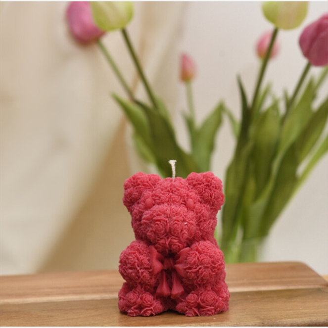 CANDECANMLLBWTDY.jpg BIG TEDDY BEAR WITH BOW - Image 1
