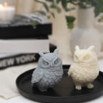 LARGE OWL CANDLE