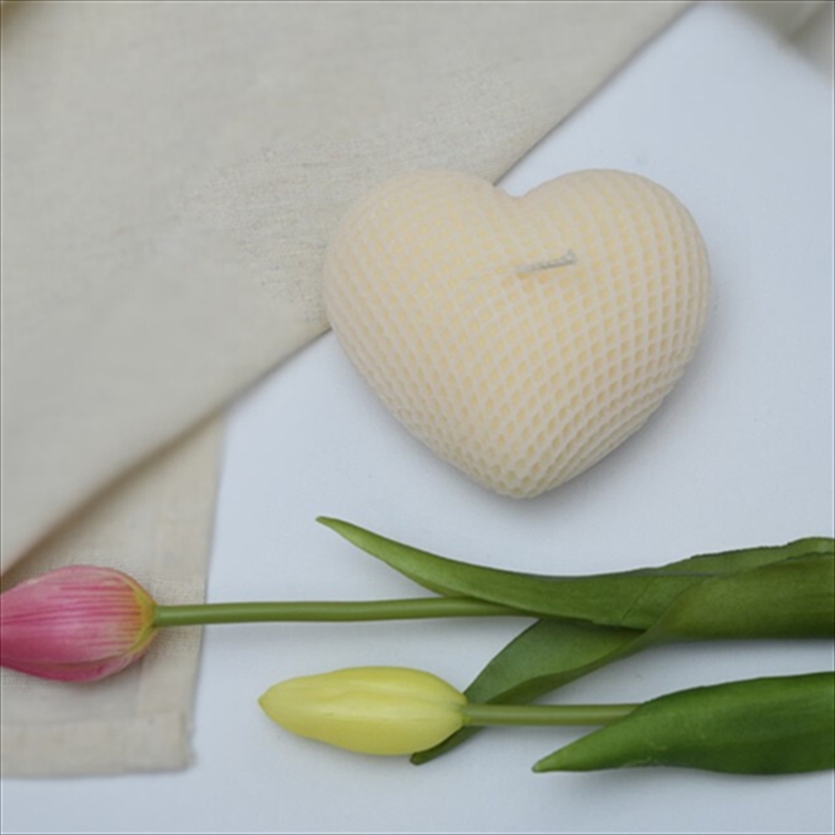 CANDECSCUBGHRT.jpg BIG HEART CANDLE - Image 1