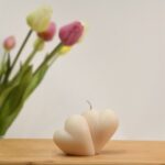 DOUBLE HEART CANDLE