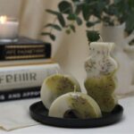 GEOMETRIC CANDLES - SET OF THREE